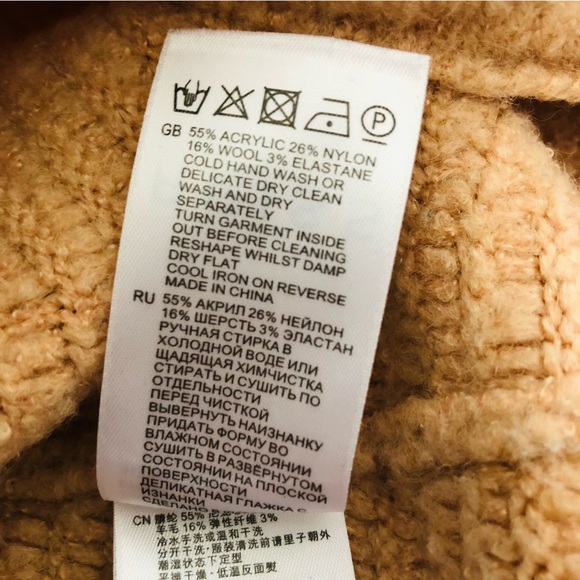 Reiss Frida Sweater Wool Blend in Blush Beige - Picture 9 of 10